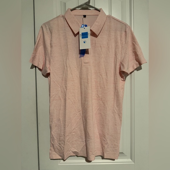 IceMood Women’s Short Sleeve Polo Shirt – Light Pink – Size Small - Picture 5 of 8